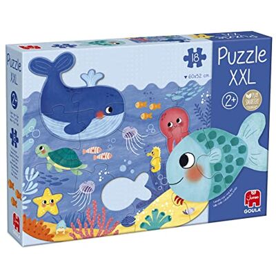 Goula Dujardin Océan- XXL puzzel voor kinderen vanaf 2 jaar, 1120700014 Goula Dujardin Océan- XXL puzzel voor kinderen vanaf 2 jaar, 1120700014