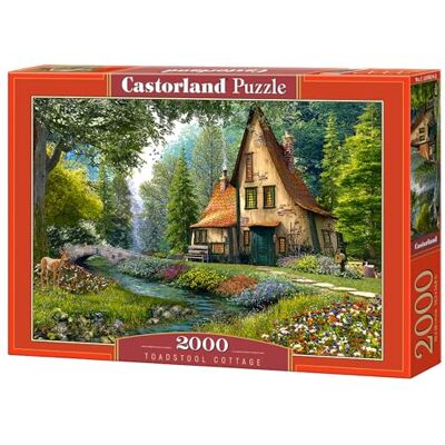 Castorland C-200634-2 Toadstool Cottage Puzzel 2000 stukjes, meerkleurig Castorland C-200634-2 Toadstool Cottage Puzzel 2000 stukjes, meerkleurig
