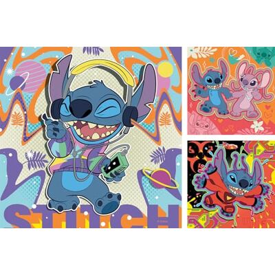 Ravensburger Kinderpuzzel Set van 3 puzzels 49 stukjes De hele dag spelen/Disney Stitch Meisje of jongen vanaf 5 jaar Hoogwaardige puzzel 3 posters inbegrepen Avontuur 12001070 Ravensburger Kinderpuzzel Set van 3 puzzels 49 stukjes De hele dag spelen/Disney Stitch Meisje of jongen vanaf 5 jaar Hoogwaardige puzzel 3 posters inbegrepen Avontuur 12001070