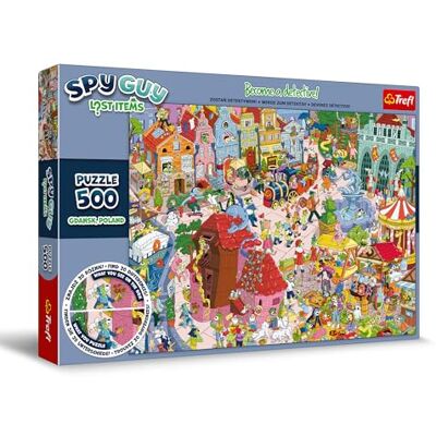 Trefl Puzzel Spy Guy Lost Items: Gdańsk, Polen 500 stukjes, Word detective en vind 20 verschillen, verloren voorwerpen, creatief entertainment voor volwassenen en kinderen vanaf 10 jaar Trefl Puzzel Spy Guy Lost Items: Gdańsk, Polen 500 stukjes, Word detective en vind 20 verschillen, verloren voorwerpen, creatief entertainment voor volwassenen en kinderen vanaf 10 jaar
