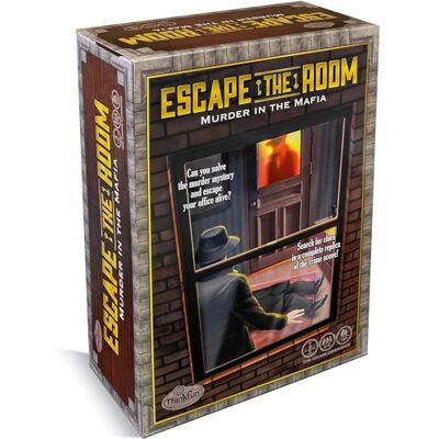 ThinkFun Escape The Room: van Mafia, tafellogicaspel voor volwassenen, 13 spelers, leeftijd 14 jaar ThinkFun Escape The Room: van Mafia, tafellogicaspel voor volwassenen, 13 spelers, leeftijd 14 jaar