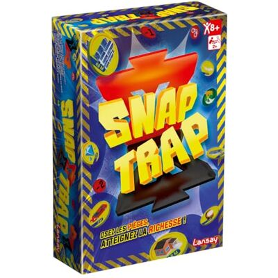 Lansay SNAP TRAP – nieuw – grappig en strategisch gezelschapsspel – schik snap-traps en chips – leg je maskers op en krijg maximaal chips – voor het hele gezin – vanaf 8 jaar Lansay SNAP TRAP – nieuw – grappig en strategisch gezelschapsspel – schik snap-traps en chips – leg je maskers op en krijg maximaal chips – voor het hele gezin – vanaf 8 jaar