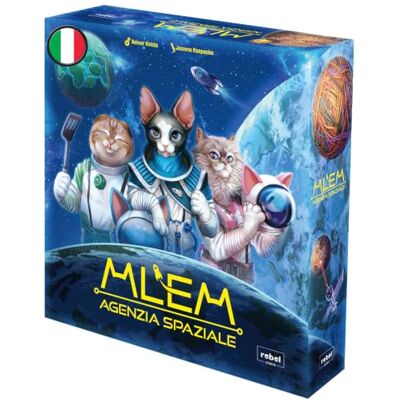 Asmodee MLEM: Ruimteagentschap Tafelspel, 2-5 spelers, 8+ jaar, editie in het Italiaans Asmodee MLEM: Ruimteagentschap Tafelspel, 2-5 spelers, 8+ jaar, editie in het Italiaans