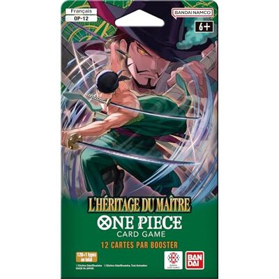 Asmodee One Piece OP-12 Booster Bandai Het erfgoed van de meester Bordspellen JCC ruilkaartspel Legacy of The Master in het Frans Asmodee One Piece OP-12 Booster Bandai Het erfgoed van de meester Bordspellen JCC ruilkaartspel Legacy of The Master in het Frans