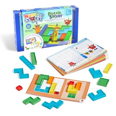 Learning Resources Numberblocks Oplosser, speelgoed voor kinderen vanaf 3 jaar, 50 puzzels met 4 spelniveaus, reisspellen, meerkleurig, HM96320UK Learning Resources Numberblocks Oplosser, speelgoed voor kinderen vanaf 3 jaar, 50 puzzels met 4 spelniveaus, reisspellen, meerkleurig, HM96320UK