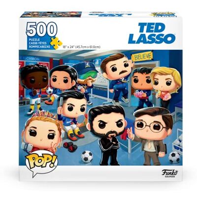 Funko Pop! Puzzels Ted Lasso – 500 stukjes – 45,7 cm x 61 cm – Engels Funko Pop! Puzzels Ted Lasso – 500 stukjes – 45,7 cm x 61 cm – Engels