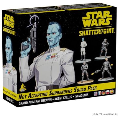 Asmodee Atomic Mass Games Star Wars Shatterpoint Not Accepting Surrenders Squad Pack Miniaturen Expansion Compatibel met Star Wars Shatterpoint Skirmish Game 2 spelers 90 minuten Asmodee Atomic Mass Games Star Wars Shatterpoint Not Accepting Surrenders Squad Pack Miniaturen Expansion Compatibel met Star Wars Shatterpoint Skirmish Game 2 spelers 90 minuten
