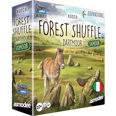 Asmodee Forest Shuffle Dartmoor: Exmoor – uitbreiding bordspel – strategiespel – 2-5 spelers – 10+ jaar – editie in het Italiaans Asmodee Forest Shuffle Dartmoor: Exmoor – uitbreiding bordspel – strategiespel – 2-5 spelers – 10+ jaar – editie in het Italiaans
