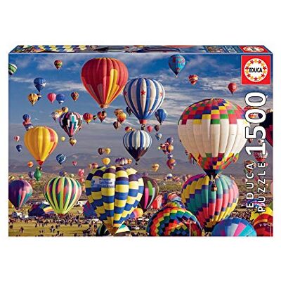 Educa Puzzel met 1500 stukjes voor volwassenen, heteluchtballonnen, vanaf 14 jaar (17977) Educa Puzzel met 1500 stukjes voor volwassenen, heteluchtballonnen, vanaf 14 jaar (17977)