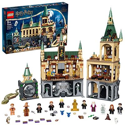Lego 76389 Harry Potter en de Geheime Kamer van Zweinstein, speelgoedkasteel met grote zaal en minifiguur, 20ste jubileum editie, cadeau-idee Lego 76389 Harry Potter en de Geheime Kamer van Zweinstein, speelgoedkasteel met grote zaal en minifiguur, 20ste jubileum editie, cadeau-idee