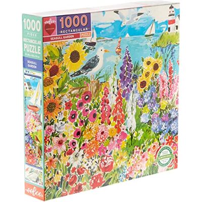 eeBoo Kreeften 1000 stukjes Seagull Garden Volwassen puzzel van gerecycled karton, PZTSE2 eeBoo Kreeften 1000 stukjes Seagull Garden Volwassen puzzel van gerecycled karton, PZTSE2