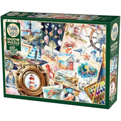 Cobble Hill Schetsboek, 1000 stuks, inclusief poster Cobble Hill Schetsboek, 1000 stuks, inclusief poster