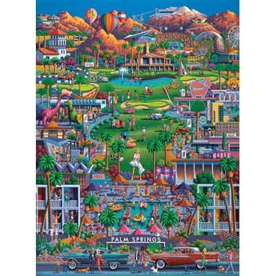 Buffalo Games Eric Dowdle Palm Springs 1000 Piece Jigsaw Puzzle for Adults -Challenging Puzzle Perfect for Game Nights Finished Size is 26.75 x 19.75 Buffalo Games Eric Dowdle Palm Springs 1000 Piece Jigsaw Puzzle for Adults -Challenging Puzzle Perfect for Game Nights Finished Size is 26.75 x 19.75