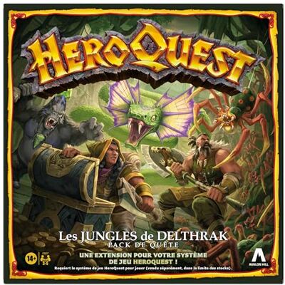 Avalon Hill HeroQuest, Delthrak jungles quest pack, HeroQuest spelsysteem vereist, rollenspellen Franse versie Avalon Hill HeroQuest, Delthrak jungles quest pack, HeroQuest spelsysteem vereist, rollenspellen Franse versie