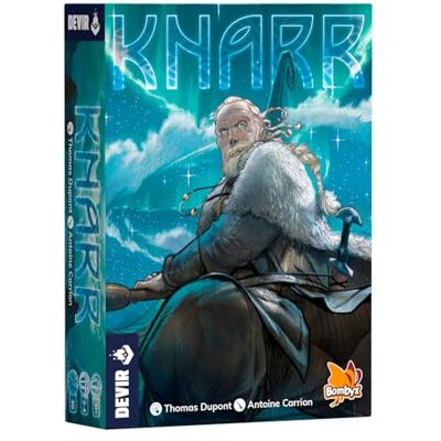 Devir Knarr, Jeu de société, 2-4 joueurs, jeu de vikings avec amis, âge +8 (BGKNASI) Devir Knarr, Jeu de société, 2-4 joueurs, jeu de vikings avec amis, âge +8 (BGKNASI)