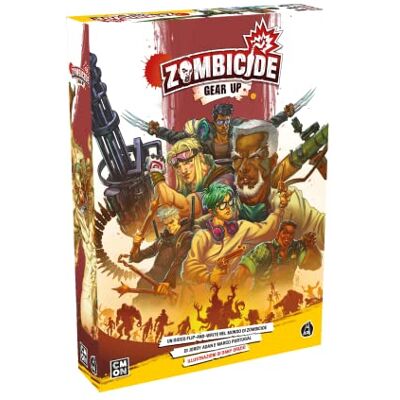 Asmodee Zombicide: Gear Up Tafelspel, 1-6 spelers, 14+ jaar, editie in het Italiaans Asmodee Zombicide: Gear Up Tafelspel, 1-6 spelers, 14+ jaar, editie in het Italiaans