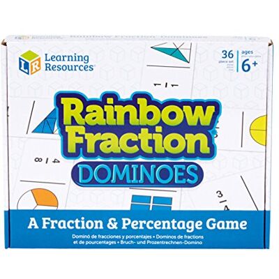 Learning Resources Rainbow Fraction dominostenen Learning Resources Rainbow Fraction dominostenen