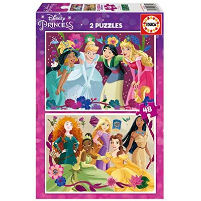 Educa Disney-prinsessen Set van 2 puzzels voor kinderen van 48 stukjes, groot formaat en onberispelijk afgewerkt. Vanaf 4 jaar (19675) Educa Disney-prinsessen Set van 2 puzzels voor kinderen van 48 stukjes, groot formaat en onberispelijk afgewerkt. Vanaf 4 jaar (19675)