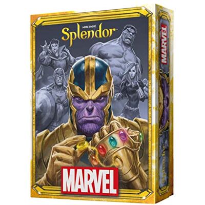 Asmodee Space Cowboys Splendor Marvel Strategiespel voor volwassenen en gezinnen vanaf 10 jaar, 2-4 spelers per partij Asmodee Space Cowboys Splendor Marvel Strategiespel voor volwassenen en gezinnen vanaf 10 jaar, 2-4 spelers per partij