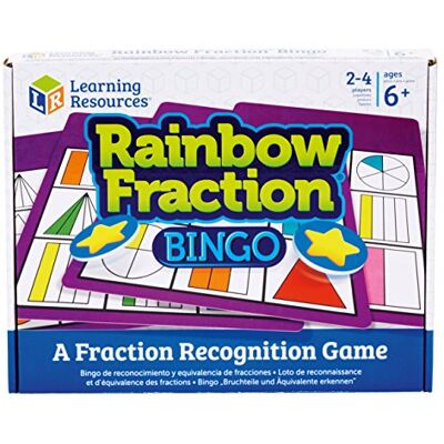 Learning Resources Rainbow Fraction Break Lotto Learning Resources Rainbow Fraction Break Lotto
