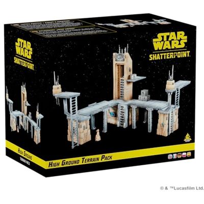 Asmodee Atomic Mass Games Star Wars Shatterpoint High Ground Terrain Pack Modular Terrain Expansion Compatibel met Star Wars Shatterpoint Miniaturen Game 2 spelers 90-120 minuten Asmodee Atomic Mass Games Star Wars Shatterpoint High Ground Terrain Pack Modular Terrain Expansion Compatibel met Star Wars Shatterpoint Miniaturen Game 2 spelers 90-120 minuten
