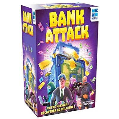 Megableu Elektronisch spel Bank Attack Coöperatief spel Realiseert de afbraak van de eeuw 5 niveaus Familie- en strategisch spel – Van 2 tot 4 spelers 678059 Megableu Elektronisch spel Bank Attack Coöperatief spel Realiseert de afbraak van de eeuw 5 niveaus Familie- en strategisch spel – Van 2 tot 4 spelers 678059