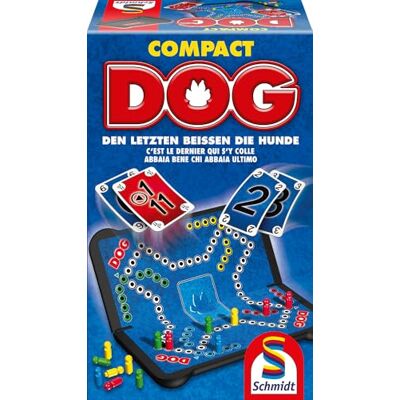 SCHMIDT 49216 Dog Compact, reisspel, tactisch spel en familiespel SCHMIDT 49216 Dog Compact, reisspel, tactisch spel en familiespel