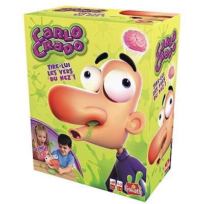 Goliath Carlo Crado Bordspellen voor kinderen – trekt de wormen uit de Trek de wormen uit de neus en laat hem aan het lachen origineel familiespel meerdere spelers Goliath Carlo Crado Bordspellen voor kinderen – trekt de wormen uit de Trek de wormen uit de neus en laat hem aan het lachen origineel familiespel meerdere spelers