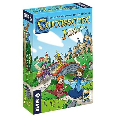Devir – Carcassonne Junior gezelschapsspel, meerkleurig, 27,5 x 6,5 x 19 cm (BGCARJTR) Devir – Carcassonne Junior gezelschapsspel, meerkleurig, 27,5 x 6,5 x 19 cm (BGCARJTR)