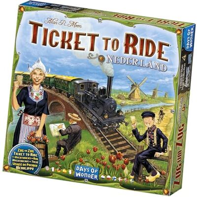 Asmodee Ticket To Ride Ext. The Netherlands Boardgame 8+ 2-5 personen 60 min FR/NL/EN/DE Asmodee Ticket To Ride Ext. The Netherlands Boardgame 8+ 2-5 personen 60 min FR/NL/EN/DE
