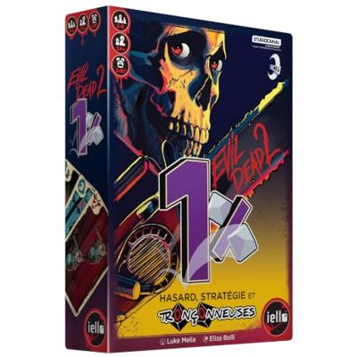 IELLO 1% Evil Dead 2 – spel dobbelstenen Bluff – 2-6 spelers – 14+ jaar – 1-30 minuten – Franse versie IELLO 1% Evil Dead 2 – spel dobbelstenen Bluff – 2-6 spelers – 14+ jaar – 1-30 minuten – Franse versie
