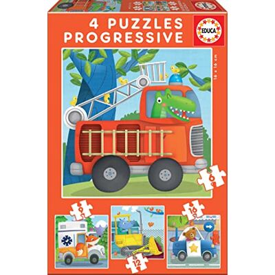 Educa Progressieve puzzels voor kinderen Reddingspatrouille van 6, 9, 12 en 16 stukjes Vanaf 3 jaar (17144) Educa Progressieve puzzels voor kinderen Reddingspatrouille van 6, 9, 12 en 16 stukjes Vanaf 3 jaar (17144)