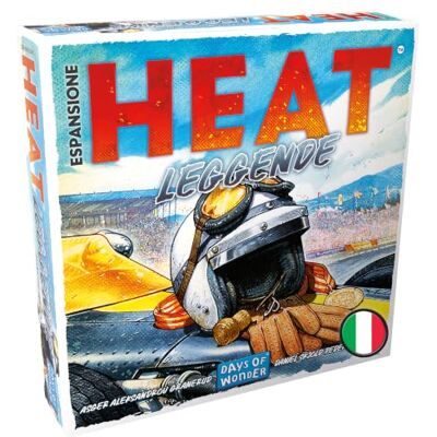 Asmodee Heat Legende, bordspel, uitbreiding van bordspel, 10+ jaar, 1-5 spelers, 60 min, editie in het Italiaans Asmodee Heat Legende, bordspel, uitbreiding van bordspel, 10+ jaar, 1-5 spelers, 60 min, editie in het Italiaans