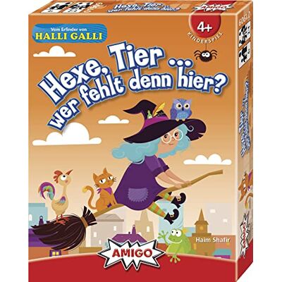 AMIGO Heks, dier ... wie ontbreekt hier dan? kinderspel AMIGO Heks, dier ... wie ontbreekt hier dan? kinderspel