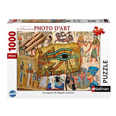 Nathan Puzzel 1000 stukjes De papyri van het oude Egypte Volwassenen en kinderen vanaf 14 jaar Hoogwaardige puzzel Kunstfotocollectie 87326 Nathan Puzzel 1000 stukjes De papyri van het oude Egypte Volwassenen en kinderen vanaf 14 jaar Hoogwaardige puzzel Kunstfotocollectie 87326
