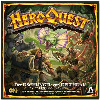 Avalon Hill HeroQuest De jungle van Delthrak Adventure Pack – HeroQuest basisspel nodig – rollenspel – Duitse versie Avalon Hill HeroQuest De jungle van Delthrak Adventure Pack – HeroQuest basisspel nodig – rollenspel – Duitse versie