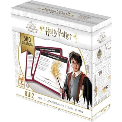 Topi Games Harry Potter Quiz 500 gezelschapsspel kaartspel familie vanaf 7 jaar 2 tot 8 spelers HP-QU5-MI-108901 Franse versie Topi Games Harry Potter Quiz 500 gezelschapsspel kaartspel familie vanaf 7 jaar 2 tot 8 spelers HP-QU5-MI-108901 Franse versie