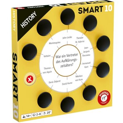 Piatnik Smart 10 Zusatzfragen-History: 100 Zusatzfragen mit 1000 Antwortmöglichkeiten Piatnik Smart 10 Zusatzfragen-History: 100 Zusatzfragen mit 1000 Antwortmöglichkeiten