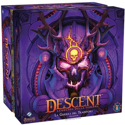 Asmodee Afdaling, Legenden van de duisternis: De Verradersoorlog uitbreiding tafelspel, 1-4 spelers, 14+ jaar, editie in het Italiaans Asmodee Afdaling, Legenden van de duisternis: De Verradersoorlog uitbreiding tafelspel, 1-4 spelers, 14+ jaar, editie in het Italiaans