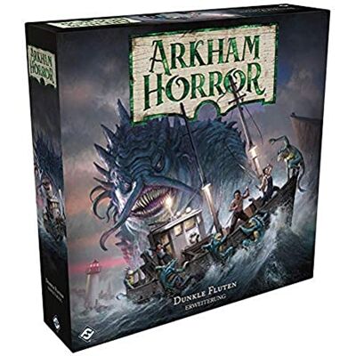 Fantasy Flight Games Arkham Horror, 3. Edition Dunkle Fluten (speelaccessoire): uitbreiding Fantasy Flight Games Arkham Horror, 3. Edition Dunkle Fluten (speelaccessoire): uitbreiding
