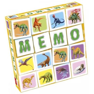 Tactic 55802 Match MEMO Board Family Easy To Play grappig paar dinosaurussen voor kinderen vanaf 3 jaar, meerkleurig Tactic 55802 Match MEMO Board Family Easy To Play grappig paar dinosaurussen voor kinderen vanaf 3 jaar, meerkleurig