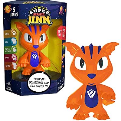 TOMY Super Magic Jinn, raadspel met spraakherkenning, 5 thema's, goochelspel, 1-4 spelers, raadspel voor kinderen voor jongens en meisjes, vanaf 5 jaar TOMY Super Magic Jinn, raadspel met spraakherkenning, 5 thema's, goochelspel, 1-4 spelers, raadspel voor kinderen voor jongens en meisjes, vanaf 5 jaar