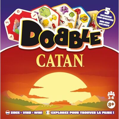 Zygomatic Asmodee Dobble Catan 2-6 8+ 15 minuten FR/NL Zygomatic Asmodee Dobble Catan 2-6 8+ 15 minuten FR/NL