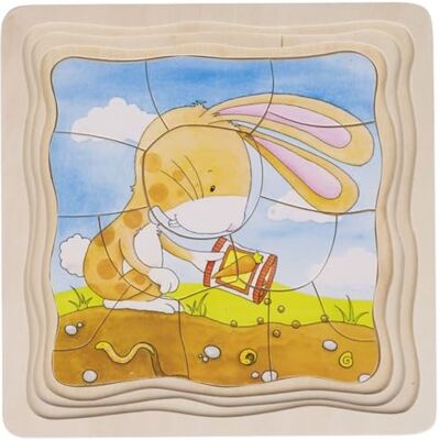 Goki Schichtenpuzzel Gemüsebeet (houten puzzel) Goki Schichtenpuzzel Gemüsebeet (houten puzzel)