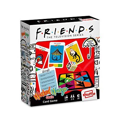 Shuffle Friends Wicked Wango Quiz kaartspel, voor 2-6 spelers, leuk cadeau voor kinderen vanaf 12 jaar Shuffle Friends Wicked Wango Quiz kaartspel, voor 2-6 spelers, leuk cadeau voor kinderen vanaf 12 jaar
