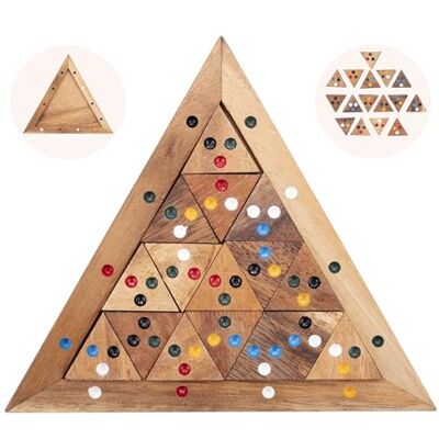 Engelhart 350480 Tri Match Milieuvriendelijke houten puzzel 16 driehoekige delen Cognitieve uitdaging 1 speler vanaf 10 jaar Geduld Logica Houten spellen Engelhart 350480 Tri Match Milieuvriendelijke houten puzzel 16 driehoekige delen Cognitieve uitdaging 1 speler vanaf 10 jaar Geduld Logica Houten spellen