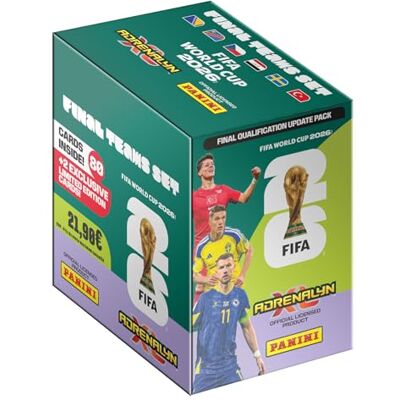 Panini FIFA Wereldkampioenschap 2026 Trading Cards Game Update-set 80 kaarten + 2 kaarten in gelimiteerde editie Panini FIFA Wereldkampioenschap 2026 Trading Cards Game Update-set 80 kaarten + 2 kaarten in gelimiteerde editie