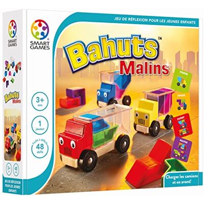 SmartGames Boze Bahuts Bordspel voor kinderen van 3 tot 8 jaar educatieve puzzel van hout 48 progressieve uitdagingen cognitieve ontwikkeling logicaspel 3 jaar 1 speler denkspeelgoed SmartGames Boze Bahuts Bordspel voor kinderen van 3 tot 8 jaar educatieve puzzel van hout 48 progressieve uitdagingen cognitieve ontwikkeling logicaspel 3 jaar 1 speler denkspeelgoed