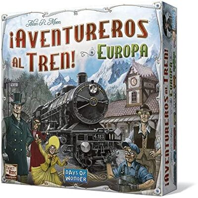 Asmodee ¡Aventureros al tren! LFCABI127 Bordspel van Edge Entertainment Spaans Asmodee ¡Aventureros al tren! LFCABI127 Bordspel van Edge Entertainment Spaans