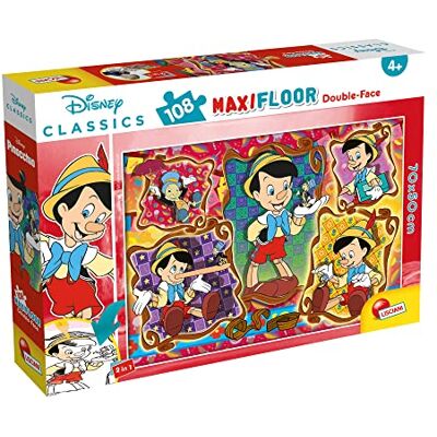 Disney Pinokio Puzzel Dwustronne max: 108 Elementów Disney Pinokio Puzzel Dwustronne max: 108 Elementów